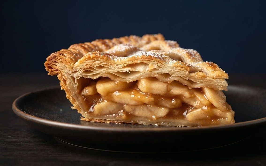 Tabakta sıcak tarçınlı pasta